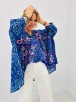 Tunique Bohème Brodée À Motifs Bandana – Image 3