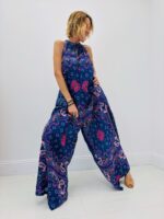 Combinaison Fluide Bohème Bolina À Imprimé Graphique