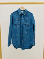 Veste Denim Oversize À Rivets Décoratifs – Image 4