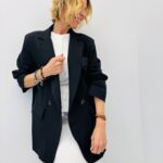 Blazer Structuré À Épaulettes – Esprit Tailleur