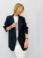 Blazer Structuré À Épaulettes – Esprit Tailleur
