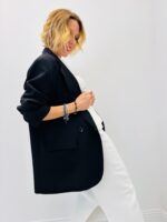 Blazer Structuré À Épaulettes – Esprit Tailleur – Image 3