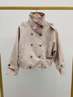 Trench Court À Col Entonnoir Élégant – Image 4