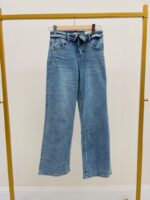Jean Wide Leg En Denim Délavé Coupe Moderne – Image 4