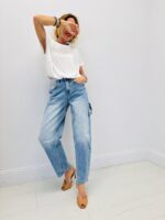 Crop Top Smocké En Coton Coupe Moderne – Image 4
