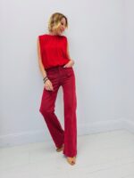 Crop Top Débardeur Smocké En Coton – Image 3