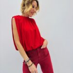 Crop Top Débardeur Smocké En Coton