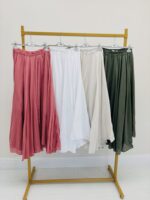 Jupe Longue Fluide En Coton Doublé Esprit Bohème – Image 2