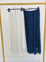 Jupe Longue Motif Pois Doublée – Image 2