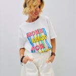 T-Shirt Message Coloré More Amor Por Favor