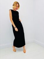 Robe Midi Drapée Taille Nouée – Image 5