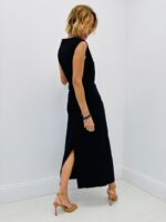 Robe Midi Drapée Taille Nouée – Image 6