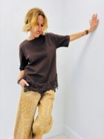 T-Shirt Détail Dentelle Bas – Image 6