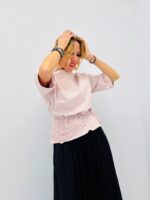 T-Shirt Avec Foulard Dentelle – Image 4