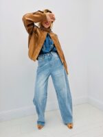 Veste Simili Cuir Col Entonnoir – Image 5