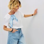 T-Shirt Avec Foulard Imprimé