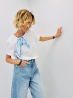 T-Shirt Avec Foulard Imprimé