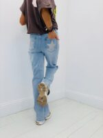 Jean Wide Leg Étoiles aux Poches – Image 3