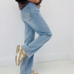 Jean Wide Leg Étoiles aux Poches