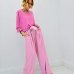 Pantalon À Pinces Avec Foulard