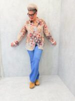 Chemise Fluide Imprimé Floral Aquarelle Esprit Élégant – Image 3