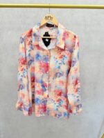 Chemise Fluide Imprimé Aquarelle Multicolore Esprit Artistique – Image 4