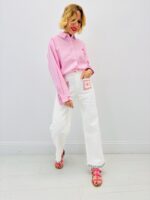 Chemise Rayée Cœurs Brodés – Image 3