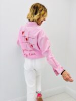 Chemise Rayée Cœurs Brodés – Image 5