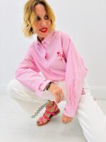 Chemise Rayée Cœurs Brodés – Image 4