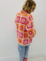 Veste Crochet Patchwork Multicolore Bohème – Image 5