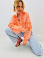 Blouse Brodée Bohème En Coton Léger