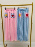 Pantalon Rayé Large Sun & Love – Image 2