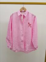 Chemise Rayée Cœurs Brodés – Image 2