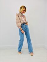 Chemise Fleurie Broderies Contrastées – Image 3