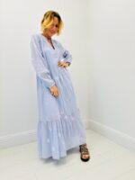 Robe Longue Brodée Coton - GOA – Image 3