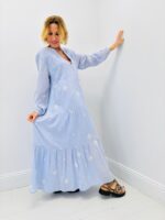 Robe Longue Brodée Coton - GOA