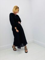 Robe Longue VALE En Coton Texturé - GOA – Image 4