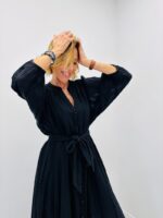 Robe Longue VALE En Coton Texturé - GOA – Image 5