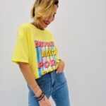 T-Shirt Message Coloré More Amor Por Favor