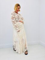 Pull Crochet Fleuri En Coton – Image 3