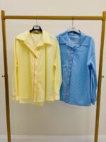 Chemise À Fines Rayures Avec Détails Brodés – Image 2