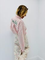 Chemise À Grosses Rayures Style Casual Chic