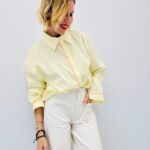 Chemise À Fines Rayures Avec Détails Brodés