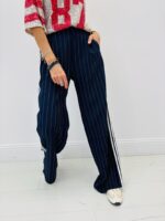 Pantalon Rayures Style Tailoring