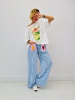 Pantalon Rayé Large Sun & Love – Image 5