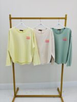 Sweat En Coton Happy Happy Esprit Casual Chic – Image 3