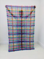 Foulard En Coton À Motif Carreaux Multicolores - Marque Palme