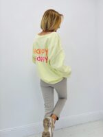 Sweat En Coton Happy Happy Esprit Casual Chic – Image 9