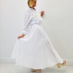 Jupe Longue Fluide En Coton Doublé Esprit Bohème