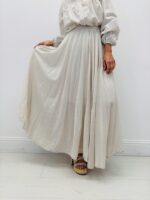 Jupe Longue Fluide En Coton Doublé Esprit Bohème – Image 4